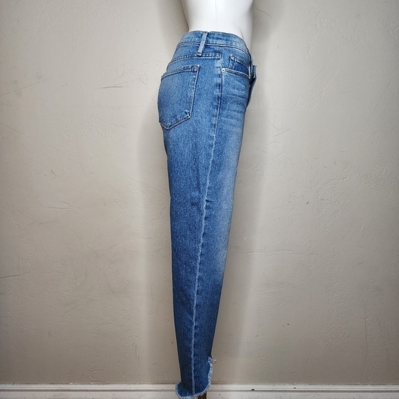 FRAME Denim Le Nouveau Straight Cropped Jeans Size 29 - Picture 6 of 14